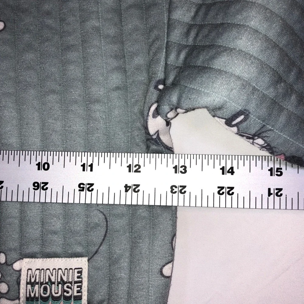 Disney Baby Minnie Mouse Quilted Sweatshirt and Pants Set Sage Green 24M